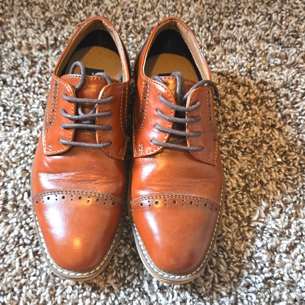 Brown Dress Shoe for Boys size 12